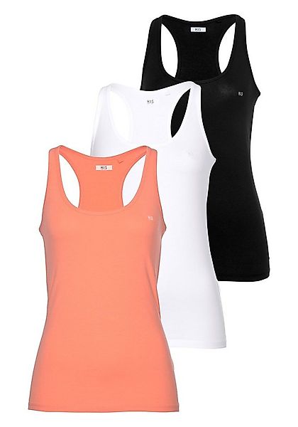 H.I.S Tanktop (Packung, 3er-Pack) Softer Feinripp mit elastischer Baumwolle günstig online kaufen
