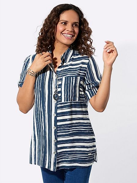 Witt Klassische Bluse Longbluse Kurzarm günstig online kaufen