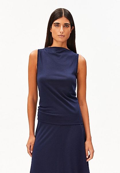 Armedangels Shirttop LAMINIAA Top aus TENCEL™ Lyocell Mix (Fitted) Boot-Aus günstig online kaufen