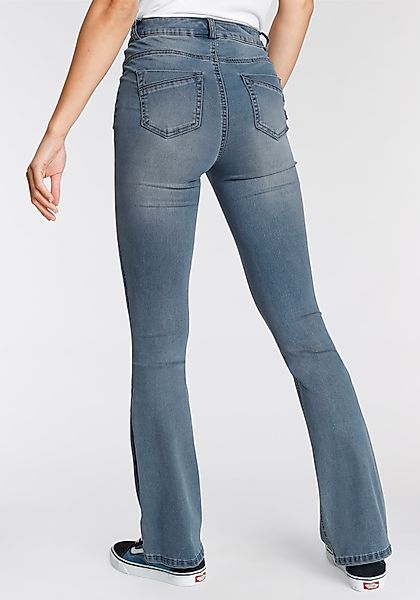 Arizona Bootcut-Jeans Ultra Stretch High Waist mit Shapingnähten günstig online kaufen