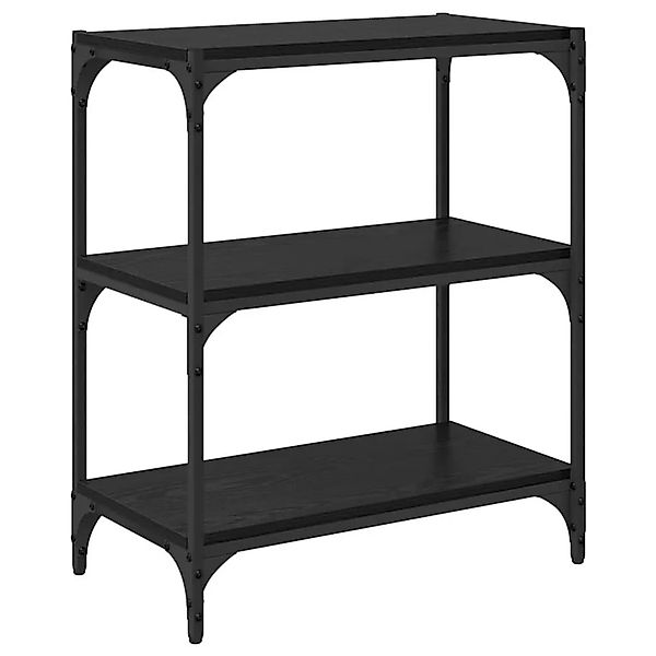 vidaXL Bücherregal Schwarz Eichen-Optik 60 x 33 x 70,5 cm 881107 günstig online kaufen