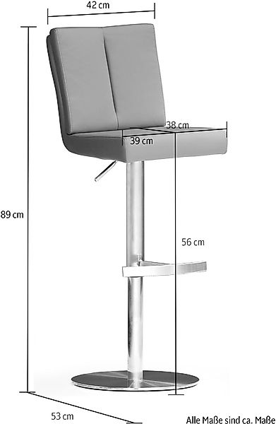 MCA furniture Bistrostuhl BARBECOOL, mit Rückenlehne, günstig online kaufen