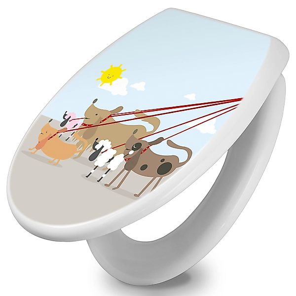 Banjado Toilettendeckel Mit Absenkautomatik WC-Sitz Soft Close Weiß Hygieni günstig online kaufen
