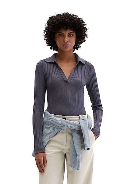 Marc O'Polo Langarm-Poloshirt mit TENCEL™ Modal günstig online kaufen