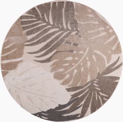 Sanat Teppich "Floral Outdoor" rund 6 mm Höhe In- und Outdoor geeignet, flo günstig online kaufen