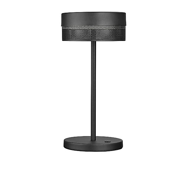 LED-Tischleuchte Mesh Akku, Höhe 30 cm, schwarz günstig online kaufen