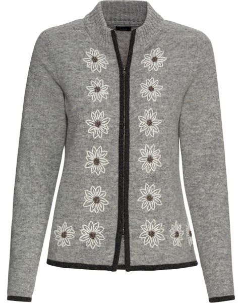 Luis Steindl Strickjacke Strickjacke mit Edelweiß günstig online kaufen