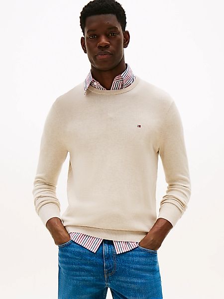 Tommy Hilfiger Rundhalspullover ESSENTIAL COTTON CREW günstig online kaufen