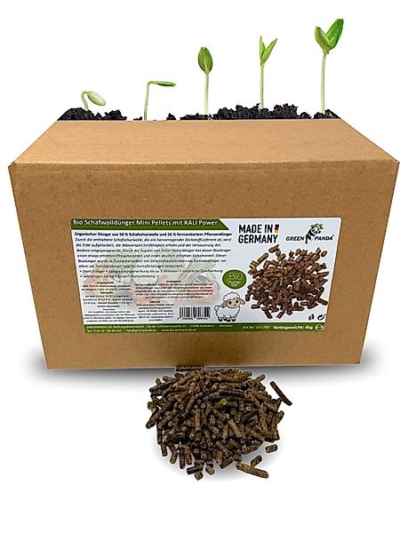 GreenPanda Langzeitdünger BIO Schafwollpellets - Schafwoll günstig online kaufen