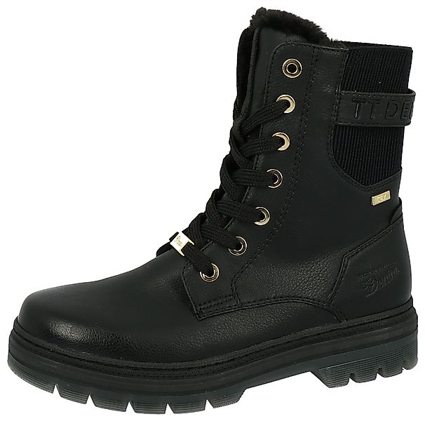 TOM TAILOR Schnürboots Winterstiefel mit Logoprägung günstig online kaufen