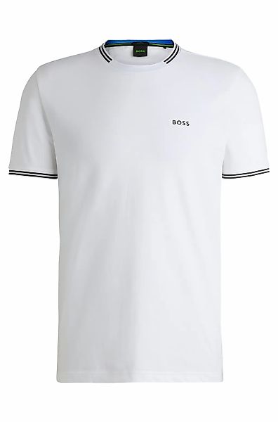 BOSS GREEN T-Shirt "Taul", mit kontrastfarbenen Streifendetails günstig online kaufen