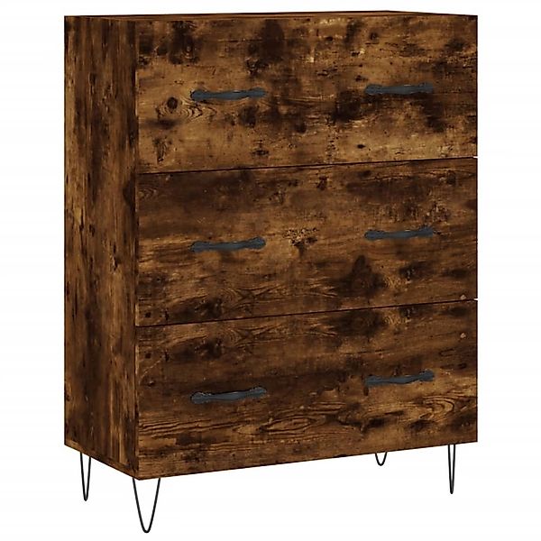 vidaXL Sideboard Räuchereiche 69,5x34x90 cm Holzwerkstoff 827849 günstig online kaufen