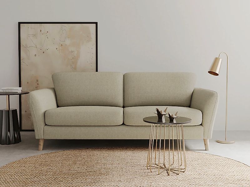 Home affaire 3-Sitzer "MARSEILLE 3er Sofa 206 cm, Cord, Flachgewebe, Strukt günstig online kaufen