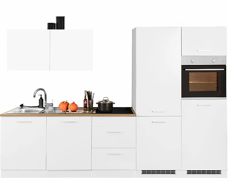 KOCHSTATION Küchenzeile "KS-Kehl" ohne E-Geräte, Breite 300 cm, für Kühl/Ge günstig online kaufen