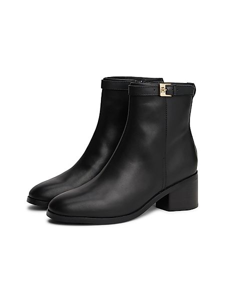 Tommy Hilfiger Stiefelette "TH BUCKLE RIDING MID HEEL BOOTIE", Blockabsatz, günstig online kaufen