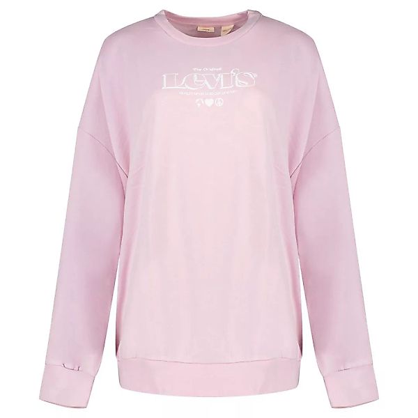 Levi's – Sweatshirt in Flieder mit Grafik-Logo und Rundhalsausschnitt-Viole günstig online kaufen