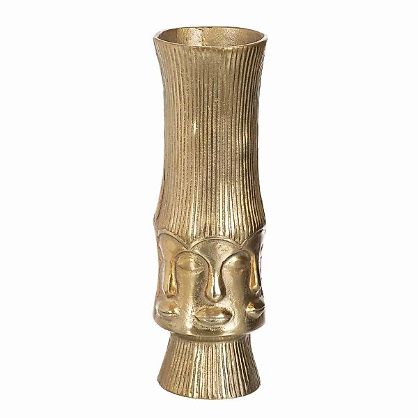 Vase Gold Metall 15 X 15 X 46 Cm günstig online kaufen