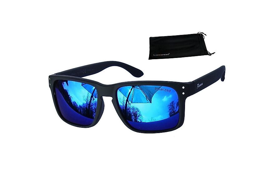 Rennec Sonnenbrille (Herren Markenbrille mit Brillenbeutel) Gläser Polarisi günstig online kaufen