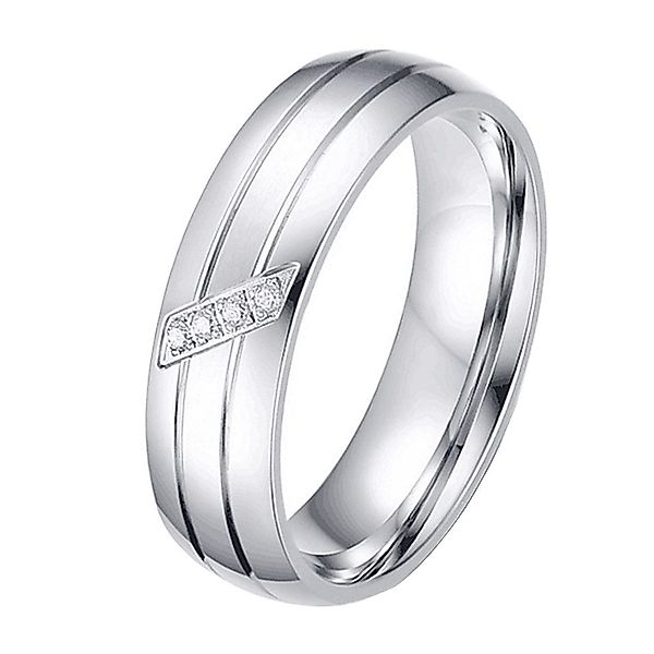Taffstyle Fingerring Verlobungsring Partnerring Zirkonia Kristalle günstig online kaufen