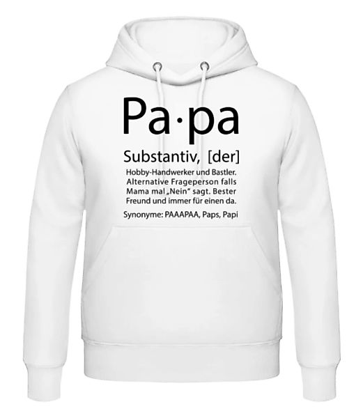 Papa Wörterbuch · Männer Hoodie günstig online kaufen