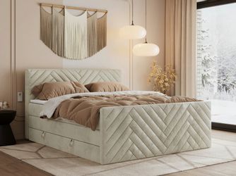 MKS MÖBEL Boxspringbett PARIS KING DUO günstig online kaufen