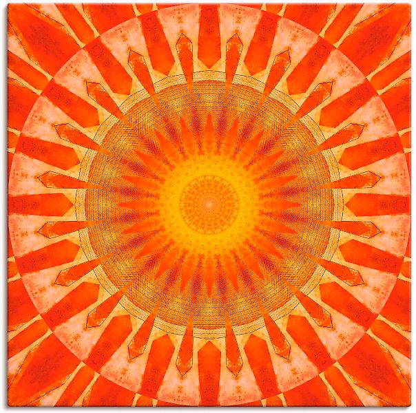 Artland Wandbild »Mandala Sonnenuntergang«, klassische Fantasie, (1 St.), a günstig online kaufen