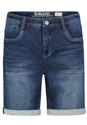 SUBLEVEL Jeansshorts im Used-Look mit umgeschlagenem günstig online kaufen