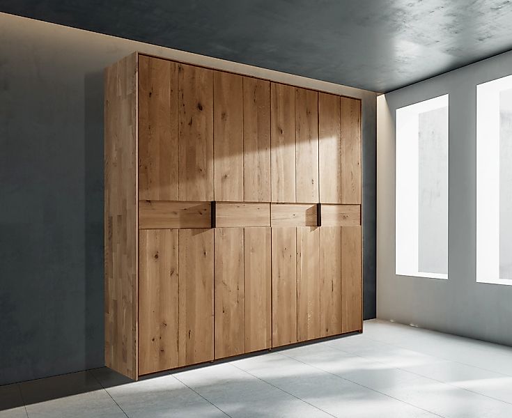 Home affaire Kleiderschrank "Huven, Kleiderschrank mit viel Stauraum, aus M günstig online kaufen