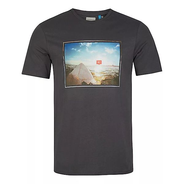 O´neill Surfers View Kurzärmeliges T-shirt XS Asphalt günstig online kaufen