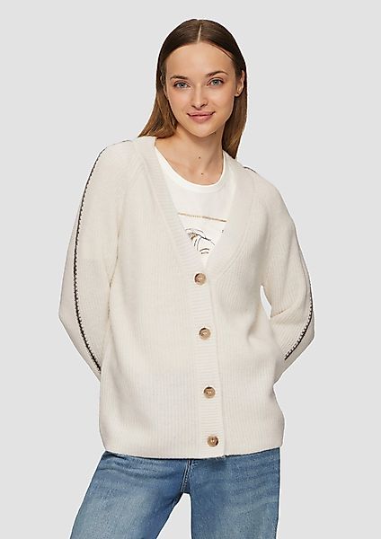 s.Oliver Strickjacke Strickjacke aus Wollmix mit günstig online kaufen