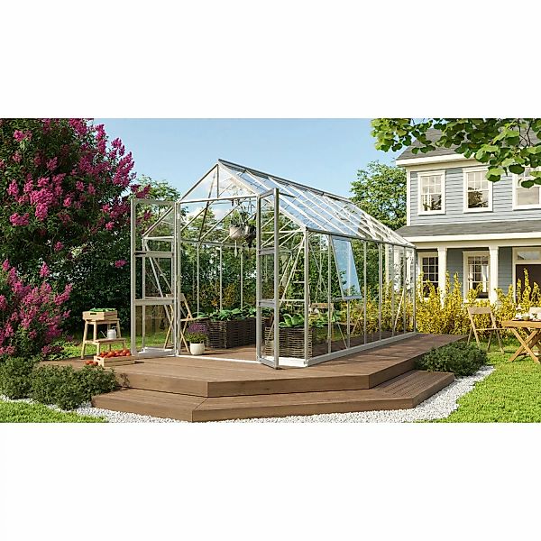 Vitavia Gewächshaus Olymp 11500 Alu 11,5 m² inkl. Fundament günstig online kaufen