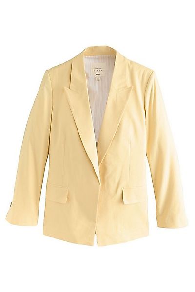 Next Jackenblazer Tailored Fit Blazer mit Leinen (1-tlg) günstig online kaufen