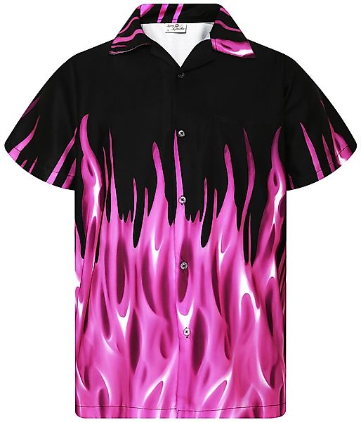 King Kameha Hawaiihemd Flames Funky Hawaii-Hemd günstig online kaufen