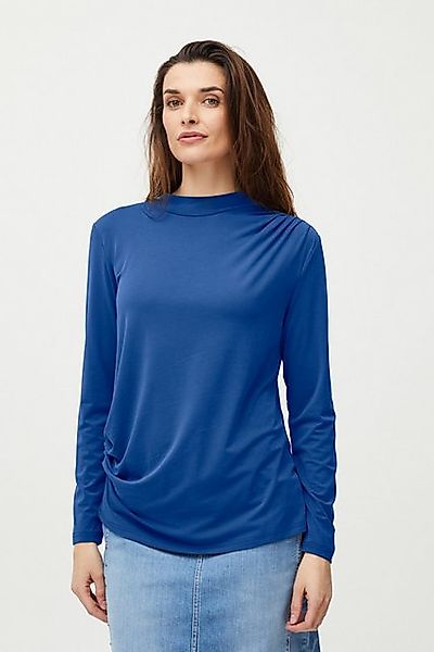 Pulz Jeans Longsleeve PZLIPPA LS Tshirt Cooles Shirt mit Raffungen günstig online kaufen