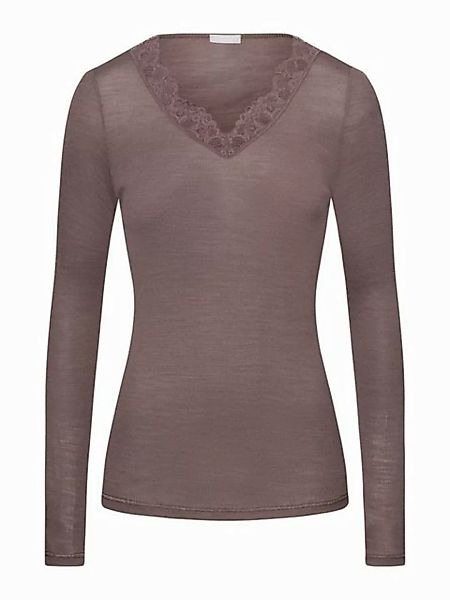 Hanro Longsleeve Woolen Lace unterhemd shirt langarm günstig online kaufen