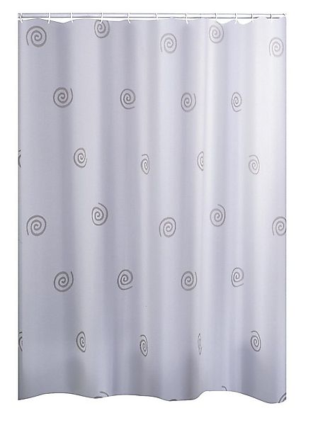 Ridder Duschvorhang Univers grau Breite 180 cm günstig online kaufen