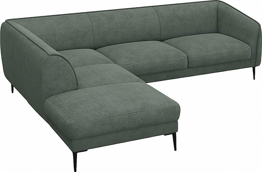 FLEXLUX Ecksofa »Belle Designsofa, L-Form, B/T 268/209 cm«, Skandinavisches günstig online kaufen