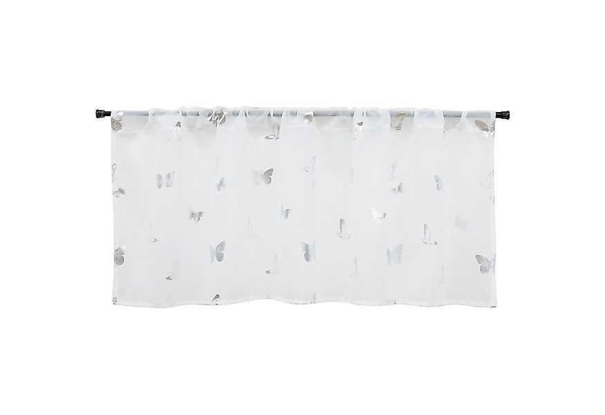 Joyswahl Scheibengardine (1 St), Stangendurchzug, transparent, Foliendruck, günstig online kaufen