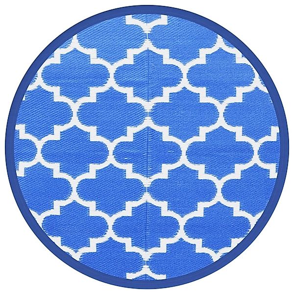 vidaXL Outdoorteppich Blau 160 Cm Pp 2009779 günstig online kaufen