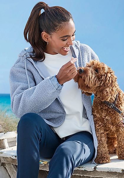 Elbsand Fleecejacke mit Kapuze günstig online kaufen