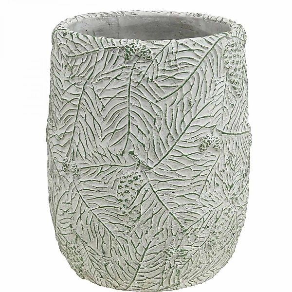 Viana Übertopf Keramik Übertopf mit Tannenzweigen günstig online kaufen