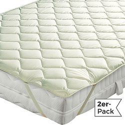 Erwin Müller kochfeste Baumwoll Matratzenauflage Bautzen im 2er-Pack günstig online kaufen