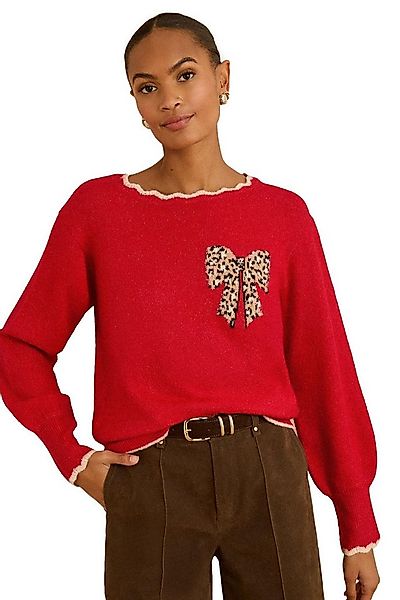 Love & Roses Strickpullover Love & Roses Strickpullover mit Bogenkante Regu günstig online kaufen