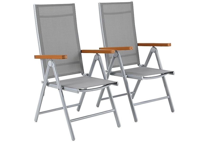 TLGREEN Gartenstuhl Hochlehner, 2/4er Set Balkonstuhl,Klappstuhl,Campingstü günstig online kaufen