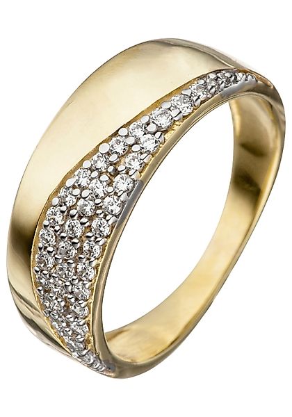 JOBO Goldring, 333 Gold mit Zirkonia günstig online kaufen