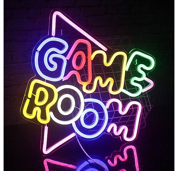 TUWENA LED Dekofigur Neonlicht für Spielzimmer Wanddekoration USB-Buchstabe günstig online kaufen