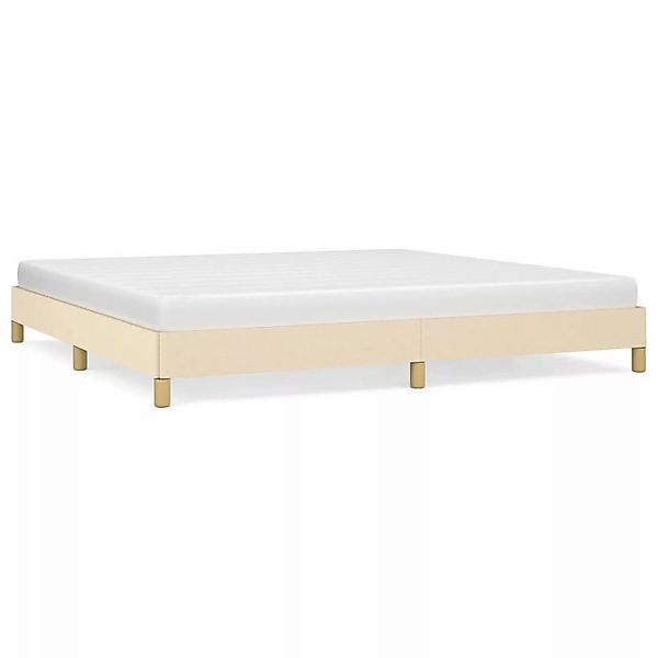 vidaXL Bettgestell Creme 200x200 cm Stoff Modell 21379183 günstig online kaufen