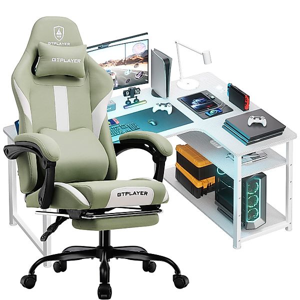 GTPLAYER Gaming-Stuhl Gaming Tisch + Gaming günstig online kaufen