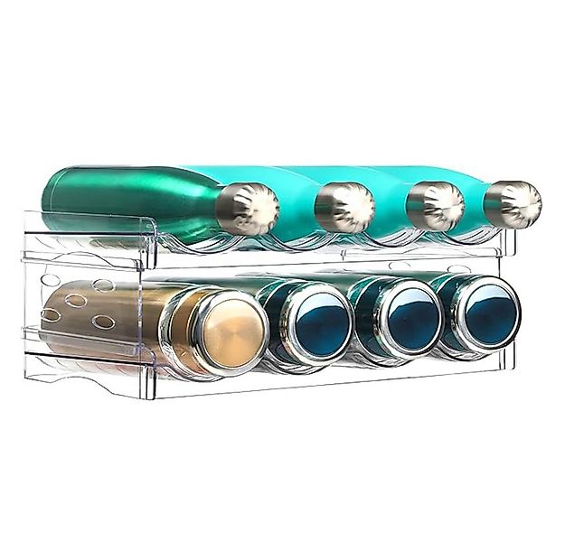 NUODWELL Flaschenregal Flaschenregal Stapelbar, Kunststoff Weinhalter, Wass günstig online kaufen