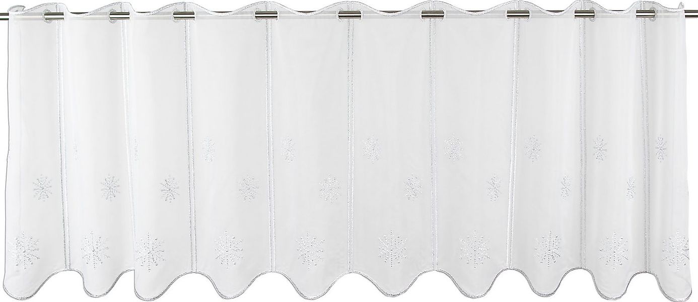 EXPERIENCE Scheibengardine Weihnachtsgardine Scheibengardine Weihnachten Kü günstig online kaufen